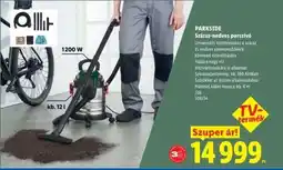Lidl PARKSIDE Száraz-nedves porszívó ajánlat