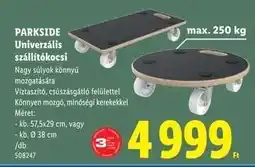 Lidl PARKSIDE Univerzális szállítókocsi ajánlat