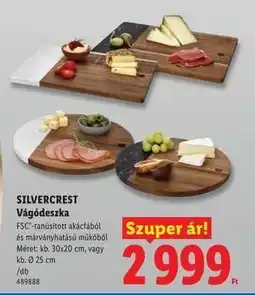 Lidl SILVERCREST Vágódeszka ajánlat