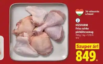 Lidl HÚSFARM Friss csirke­-pörköltcsomag ajánlat