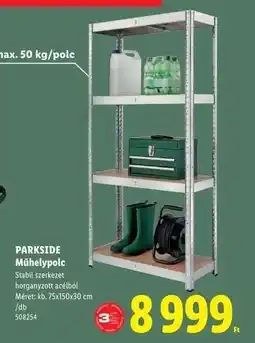 Lidl PARKSIDE Műhelypolc ajánlat