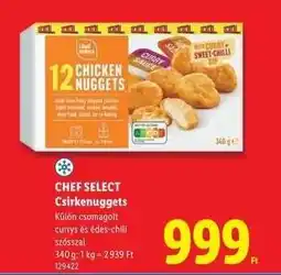 Lidl Chef Select Csirkenuggets ajánlat