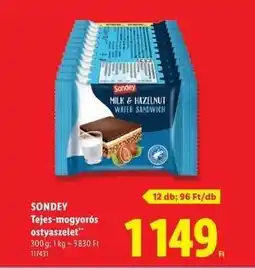 Lidl SONDEY ajánlat