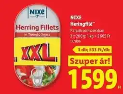 Lidl NIXE Heringfilé ajánlat