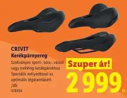 Lidl CRIVIT Kerékpárnyereg ajánlat