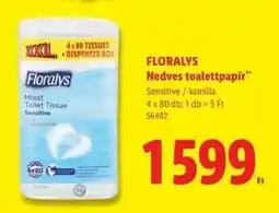 Lidl FLORALYS Nedves toalettpapír ajánlat