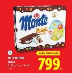 Lidl Zott Monte ajánlat