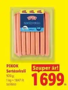 PIKOK Sertésvirsli