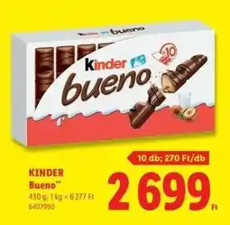 Lidl KINDER Bueno ajánlat