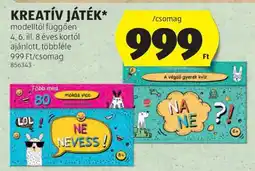 ALDI Kreatív játék ajánlat