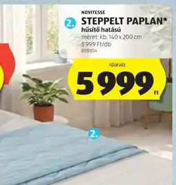 ALDI NOVITESSE STEPPELT PAPLAN ajánlat
