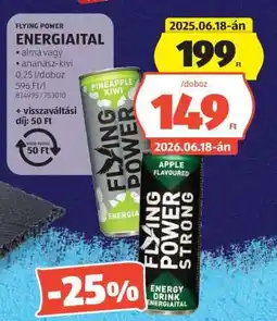 ALDI FLYING POWER ENERGIAITAL ajánlat