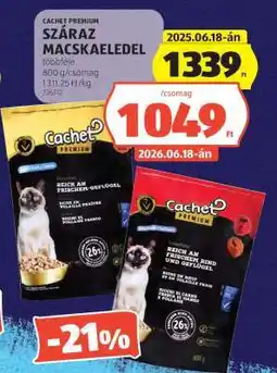 ALDI Cachet Premium Száraz Macskaeledel ajánlat