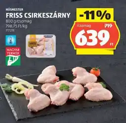 ALDI HÚSMESTER FRISS CSIRKESZÁRNY ajánlat