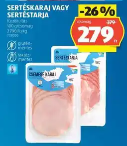 ALDI Sertéskaraj vagy Sertéstarja ajánlat