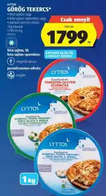ALDI LYTTOS GÖRÖG TEKERCS ajánlat