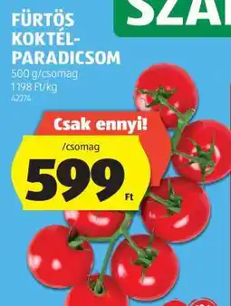 ALDI Fürtös koktélparadicsom ajánlat