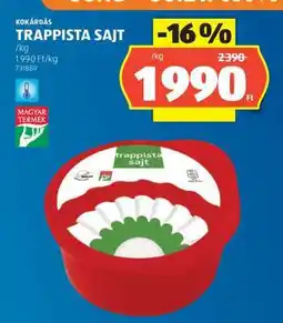 ALDI Kokárdás Trappista Sajt ajánlat
