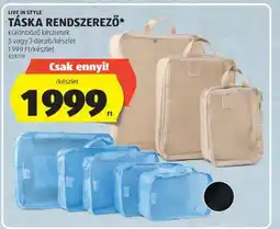 ALDI Táska Rendszerező ajánlat