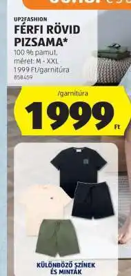 ALDI FÉRFI RÖVID PIZSAMA ajánlat