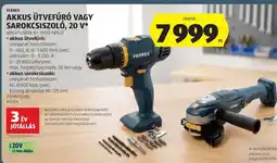 ALDI FERREX Akkus Ütvefúró vagy Sarokcsiszoló, 20 V ajánlat