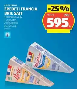 ALDI Eredeti Francia Brie Sajt ajánlat