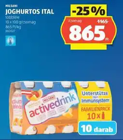 ALDI MILSANI JOGHURTOS ITAL ajánlat