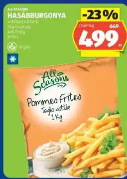 ALDI All Seasons Hasábburgonya ajánlat