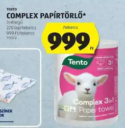 ALDI Tento Complex Papírtörlő ajánlat