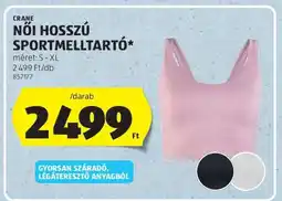 ALDI CRANE Női Hosszú Sportmelltartó ajánlat