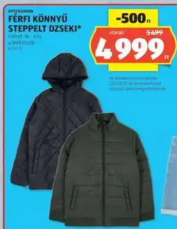ALDI Férfi Könnyű Steppelt Dzseki ajánlat