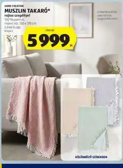 ALDI Muszlin Takaró ajánlat