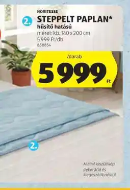 ALDI NOVITESSE STEPPELT PAPLAN ajánlat