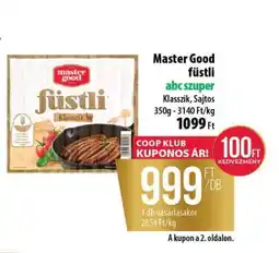 Coop MASTER GOOD FÜSTLI ajánlat