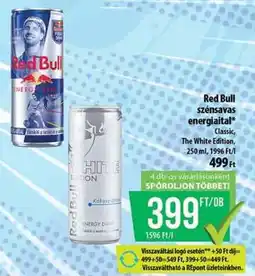 Coop Red Bull szénsavas energiaital ajánlat