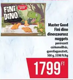 Coop MASTER GOOD FINI DINO DINOSZAURUSZ NUGGETS ajánlat