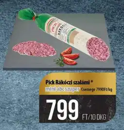 Coop PICK Rákóczi szalámi ajánlat