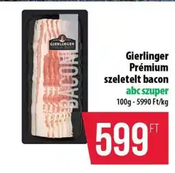 Coop Gierlinger prémium szeletelt bacon ajánlat