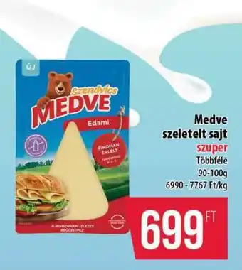 Coop Medve szeletelt sajt ajánlat