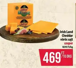 Coop Irish Land cheddar vörös sajt ajánlat