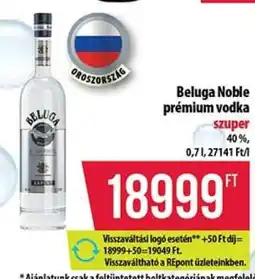 Coop Beluga Noble Prémium Vodka ajánlat