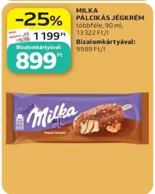 Milka Pálcikás Jégkrém