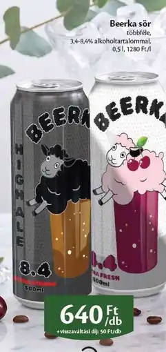 EcoFamily Beerka sör ajánlat