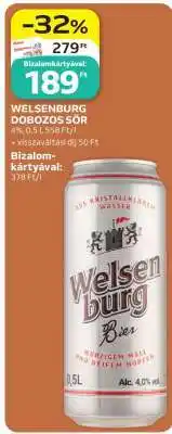 Auchan Welsenburg Dobozos Sör ajánlat
