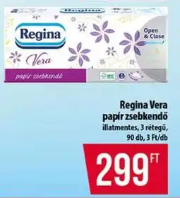 Coop Regina Vera papír zsebkendő ajánlat