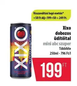 Coop Xixo dobozos üdítőital ajánlat
