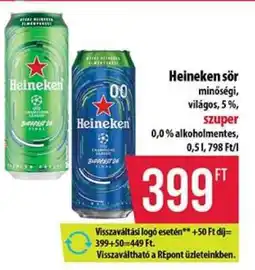Coop Heineken sör ajánlat