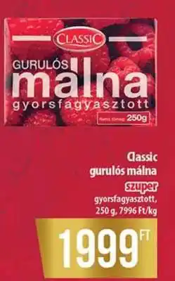 Coop Classic gurulós málna ajánlat