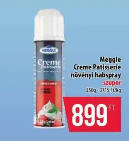 Coop Meggle Creme Patisserie növényi habspray ajánlat
