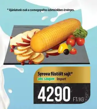 Coop Syrova füstölt sajt ajánlat